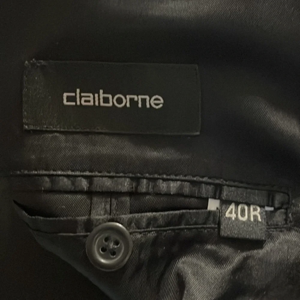 Claiborne Mens Single Breast Blazer